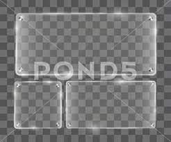 Real Transparent Acrylic Glass Banner Plate Vector Stock Illustration Ad Acrylic Glass Real Transparent Banner Transparent Vector Free