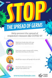 Pin Di Covid 19 Poster Awareness Template