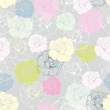 Download free vector of yellow, green, and blue flower pattern with a white background vector by aum about wallpaper flower, backdrop, background Seamless Vector Floral Pattern With Pastel Pink Yellow Mint Vector Background Pattern Mint Green Wallpaper Background Patterns