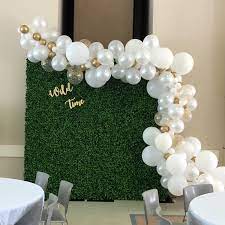 Boxwood Backdrop Rent Only Artificial Greenery Backdrop Etsy Boxwood Backdrop Balloon Garland Balloon Backdrop