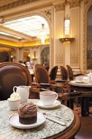 Angelina Paris Their Famous Hot Cocoa Is The Die For You Can Purchase It Literally A Nag Full Of Shredded Chocolate Paris Cafe Angelina Paris Tea Room