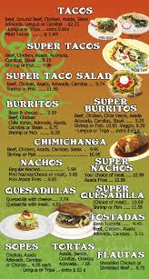 Ground beef chicken steak shrimp mushroom. Super Taco Express Menu In Elk Grove California Usa