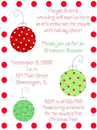 Christmas Ornaments Bridal Shower Invitations Christmas Bridal Showers Bridal Shower Poems Bridal Shower