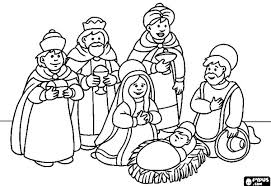 Dibujos Navidad Para Colorear Reyes Magos