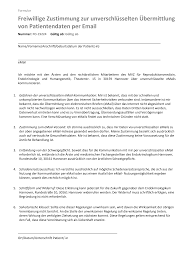Erklärung über entbindung von der ärztlichen schweigepflicht. Https Www Endokrinologikum Hannover De Fileadmin User Upload Pics Hannover Formulare Zustimmung Unverschluesselte Uebermittlung Patientendaten Email Pdf