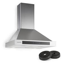 Klarstein Zelda Hotte Aspirante 60cm 2 Filtres Recyclage D Air 620 M H Gris