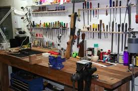 Gunsmith Bench Reloading Room Gunsmithing Hunting Room