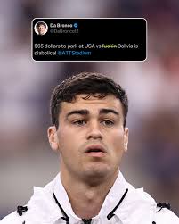 Imagine having to pay $65 for parking after spending $300+ per ticket for a  Copa América match between the USMNT and Bolivia… The price of soccer in  the United States 💰