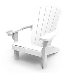 Keter Alpine Adirondack Resin Outdoor Furniture Patio Chairs With Cup Holder Perfect For Beach Pool In 2020 Resin Outdoor Furniture Patio Chairs Outdoor Furniture
