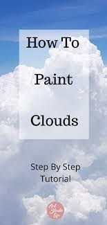 How To Paint Clouds Art Studio Life Cloud Painting Oil Painting For Beginners Cloud Art