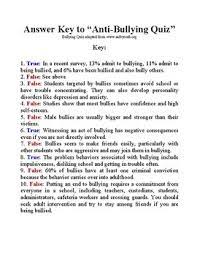 For many people, math is probably their least favorite subject in school. Anti Bullying Quiz By Ceegee S Teachers Pay Teachers