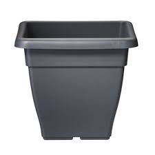 Achetez Votre Poterie Poteries En Ligne Emsa terra grande pot de fleurs 40x40x32cm anthracite18€23. pot elho torino campana carre anthracite 40 cm