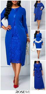 Lace Panel Long Sleeve Royal Blue Sheath Chic Dress Free Shipping Worldwide 30 Days Unsatisfactory Can Long Sleeve Sheath Dress Royal Blue Lace Classy Dress