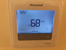 This will unlock the keypad. My Honeywell Proseries Thermostat Is Locked How Do I Unlock It I Don T Have The Manual
