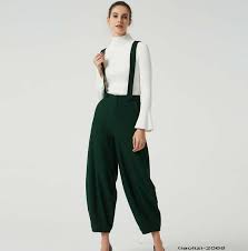 Hold your pants or skirt up. Green Wool Pants Suspender Pants Wool Pants Womens Pants Etsy