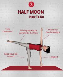 How To Do Half Moon Learn Yoga Poses Ayurveda Yoga Yoga Asanas