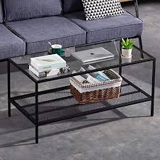 Get ready with plexiglass in to do an every beautiful diy coffee table project, the precious terrarium coffee table. Buy Bonnlo Black Glass Coffee Table Black Metal Coffee Table Modern Coffee Table Rectangle Coffee Table Glass Top Coffee Table Terrarium Rectangular Coffee Table Black Metal Mesh Shelf For Apartment Online In