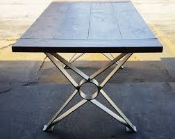 Stylish Dining Table Legs Industrial Kitchen Table Legs With 1 Brace Heavy Duty Steel Tubing Legs 28 H X Metal Table Legs Metal Furniture Kitchen Table Legs