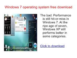 Windows 7 Version Comparison Chart