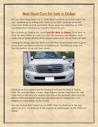 This site was last updated on thursday, july 15, 2021 5:50:46 am. Best Used Cars For Sale In Dubai