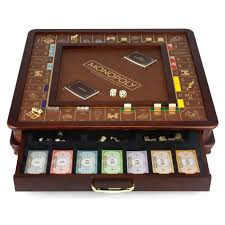 Luxury Edition Monopoly Love It Monopoly Game Wood Games Classic Board Games