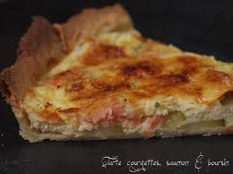 Tarte Courgettes Saumon Boursin Recette Tarte Courgette Recettes De Cuisine Recette Tarte Salee