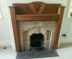 Art Deco Fire Surround And Tiles 1933 Art Deco Fireplace Art Deco Home Art Deco Interior Design