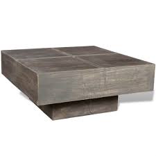 The table top can hold up to 60 lbs. Coffee Table Dark Brown Square Solid Mango Wood