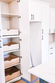 A pull out shelf with a solid drawer basket is better than a wire mesh basket, as a solid basket holds water avoiding damage to. Custom Made Cabinets Cupboards Boise Id Big Wood Cabinets