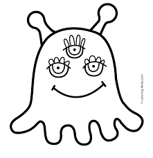 Alien Coloring Pages For Kids Printable Free Coloring Pages For Kids Monster Coloring Pages Coloring Pages