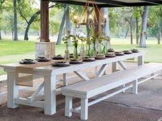 Farm Dining Table With Bench Outdoor Dining Table Outdoor Dining Farmhouse Table Plans