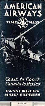 Aa Passengers Mail Express 1933 Met Afbeeldingen Poster Vliegtuig Reizen