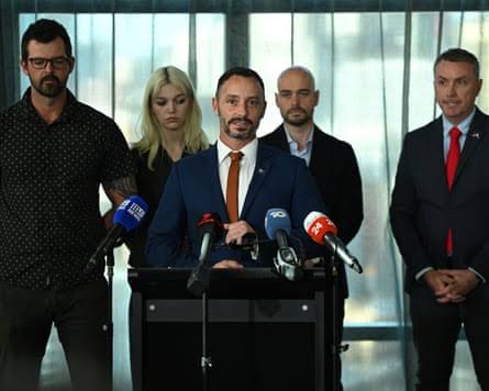 One Nation's Warren Pickering admits to illegal drug use and says he is 'no angel' in extraordinary press conference | Victorian politics | The Guardian