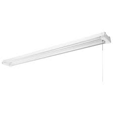 Cyber Tech 47 3 4 White Led Shop Light With Plug In Outlet 85g70 Lamps Plus