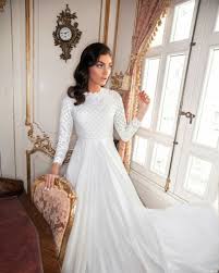 Modest Whispers Modest Wedding Gowns Studio Levana Couture Wedding Gowns Modest Wedding Dresses With Sleeves Modest Wedding Dresses Wedding Dresses Simple