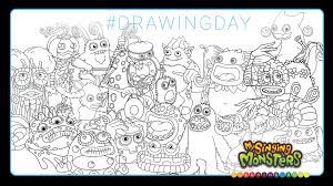 All orders are sent to the email. My Singing Monsters On Twitter It S Drawingday Have You Made Your Own Monsterpiece With The My Singing Monsters Coloring Book Today