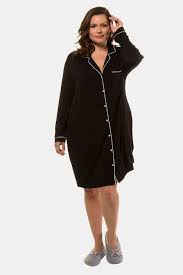 Check spelling or type a new query. Piped Accent Button Front Stretch Knit Sleep Shirt Nightgowns Sleepwear Ulla Popken Europe