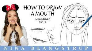 How to draw disney style. How To Draw A Mouth Like Disney Step By Step Tutorial Part 5 Youtube