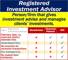 5+ years of experience in investment management and/or financial advisory services with demonstrated ability to develop. What Is A Registered Investment Advisor Ria Definition And Examples