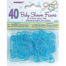 Don't say this simple baby shower game is fun, and it encourages guests to interact in an interesting way. Mini Plastic Safety Pin Baby Shower Favor Charms 1 5 In Blue 40ct Walmart Com Walmart Com