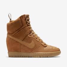 Nike Women S Dunk Sky Hi Essential Sneakers From Finish Line Nike Dunk Sky Hi Sneakerboot Nike Wedge Sneakers Sneaker Boots Nike Wedges