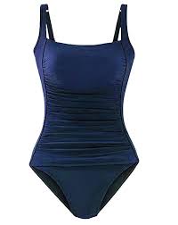 Upopby Women S Vintage Padded Push Up One Piece Swimsuits Tummy Control Bathing Vintage Swimsuits Tummy Control Bathing Suits One Piece Swimsuit Tummy Control