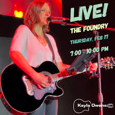 Kayla Owens on X: Come join me tonight at The Foundry!  t.coZ46oWOoyX9  X