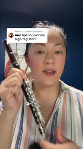 Replying to @Garrett Tips for piccolo high register #flutetok #fluteplayer  #piccolo #piccoloplayer #bandkids