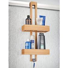 3.4 out of 5 stars with 24 ratings. Mdesign Modern Bamboo Wood Over The Shower Door Bathroom Caddy Hanging Storage Organizer Center With Ba Shower Caddy Bathroom Tub Shower Bathroom Shower Stalls