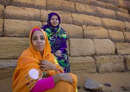 sudanese women in front of the pyramids and tombs in royal cemetery meroe sudan african girl african fashion women sudanese
