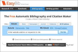 Easybib The Free Automatic Bibliography Composer Guided Writing Citation Machine Never Stop Learning