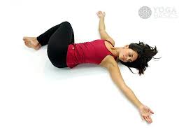 Belly Twist Version A Yoga Poses For Digestion Basic Yoga Yoga Poses