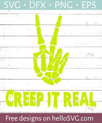 Download Creep It Real Skeleton Svg Free Svg Files Hellosvg Com