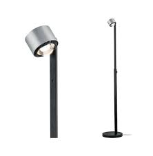 Paulmann Led Stehlampe Aldan 15 5w Schwarz Alu Geburstet Dimmbar
